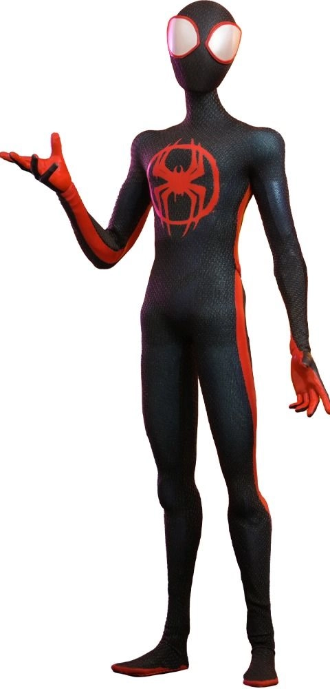 Miles G Morales - Spider-Man: Across the Spider-Verse Sixth Scale Action Figure - LED light-up Prowler gauntlets