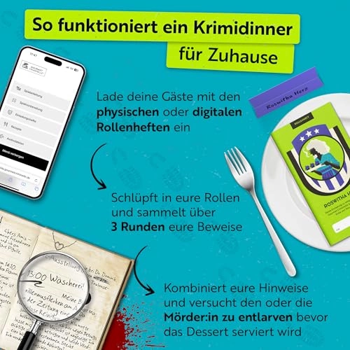 Crime Dinner - German 16 years and up