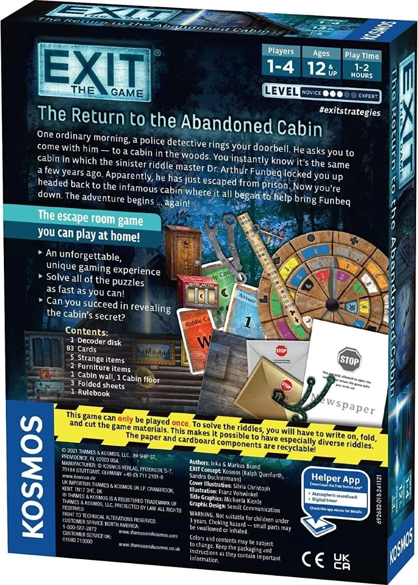 Exit: The Return to the Abandoned Cabin - 12+