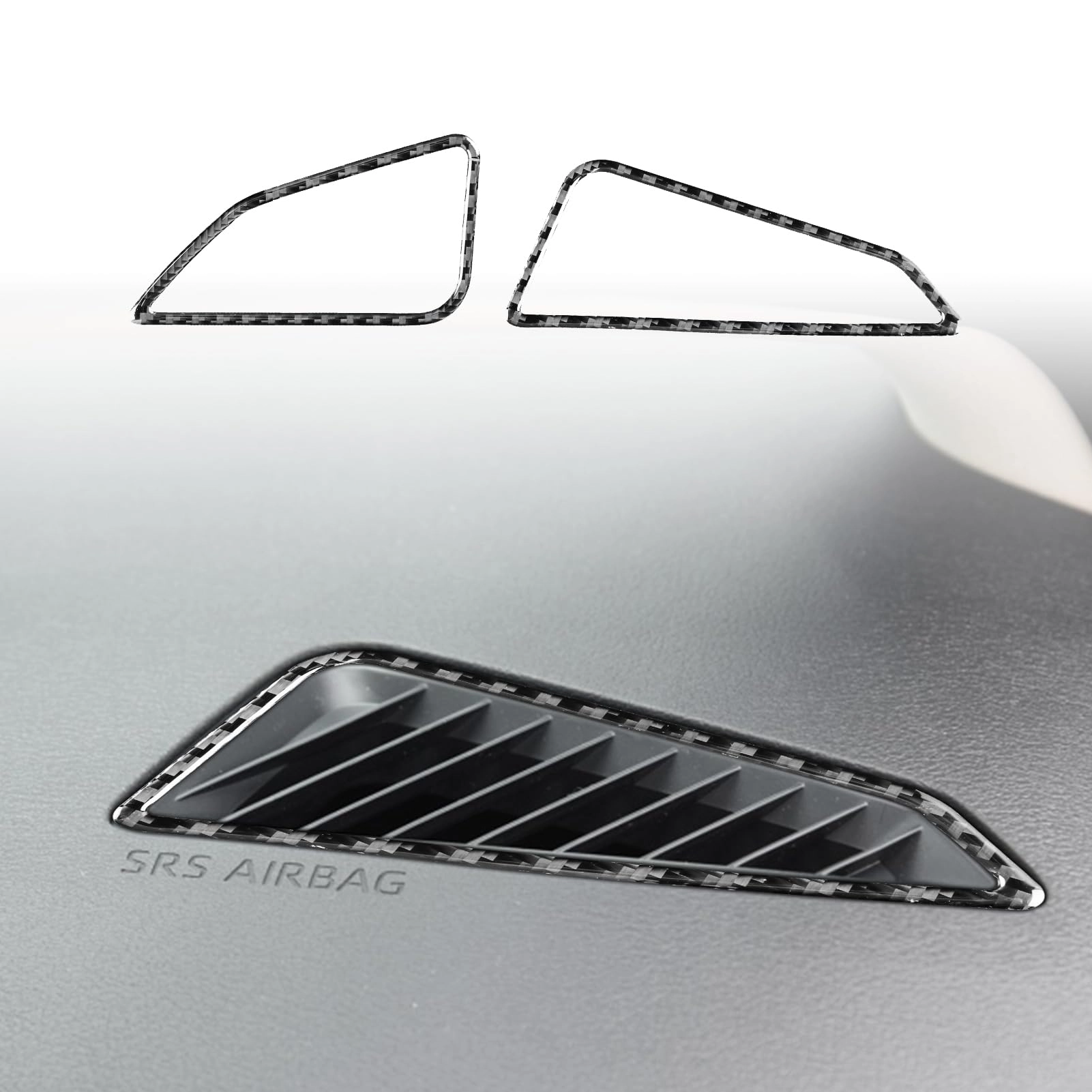 Carbon-Universe Dashboard Sides Air Vent Trim Frame - Toyota Corolla & Cross 2019 2020 2021 2022 2023 2024 2025