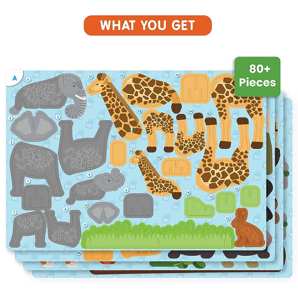 My World - Amazing Animals - 3-7 Years 80+ pieces