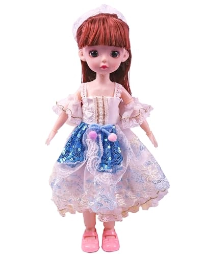Cute Doll - 12-Inch Plastic Wedding Dress Ages 3+