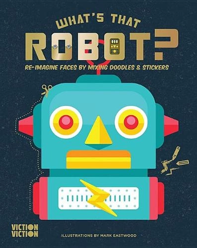 Viction Workshop Ltd What's that Robot Sticker Book 56 pcs