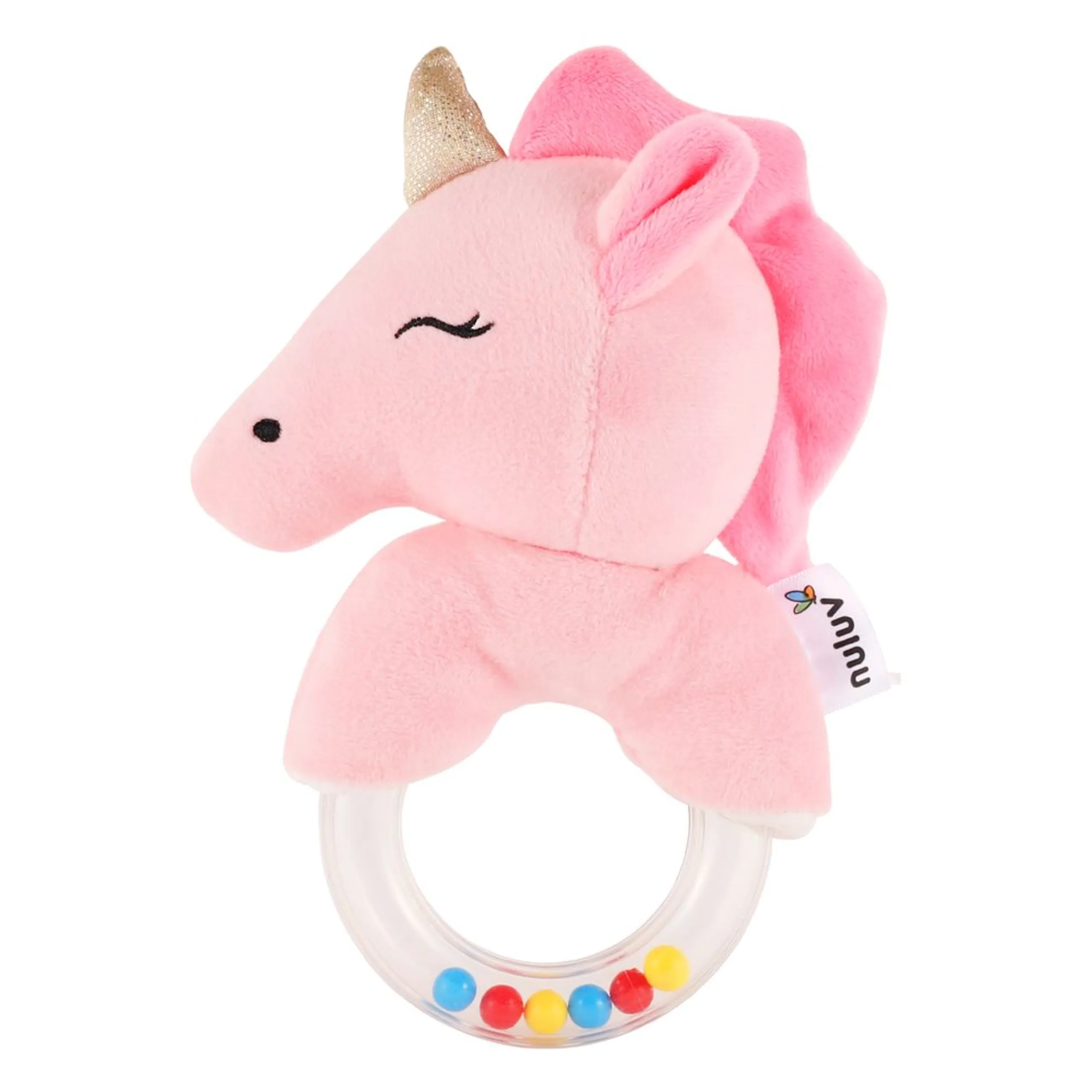 Playtime Unicorn Ring Rattle - Suitable For 0 to 12 Years
