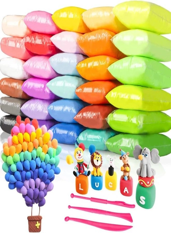 ECLET Air Dry Clay - Non-Toxic Soft 12pcs.