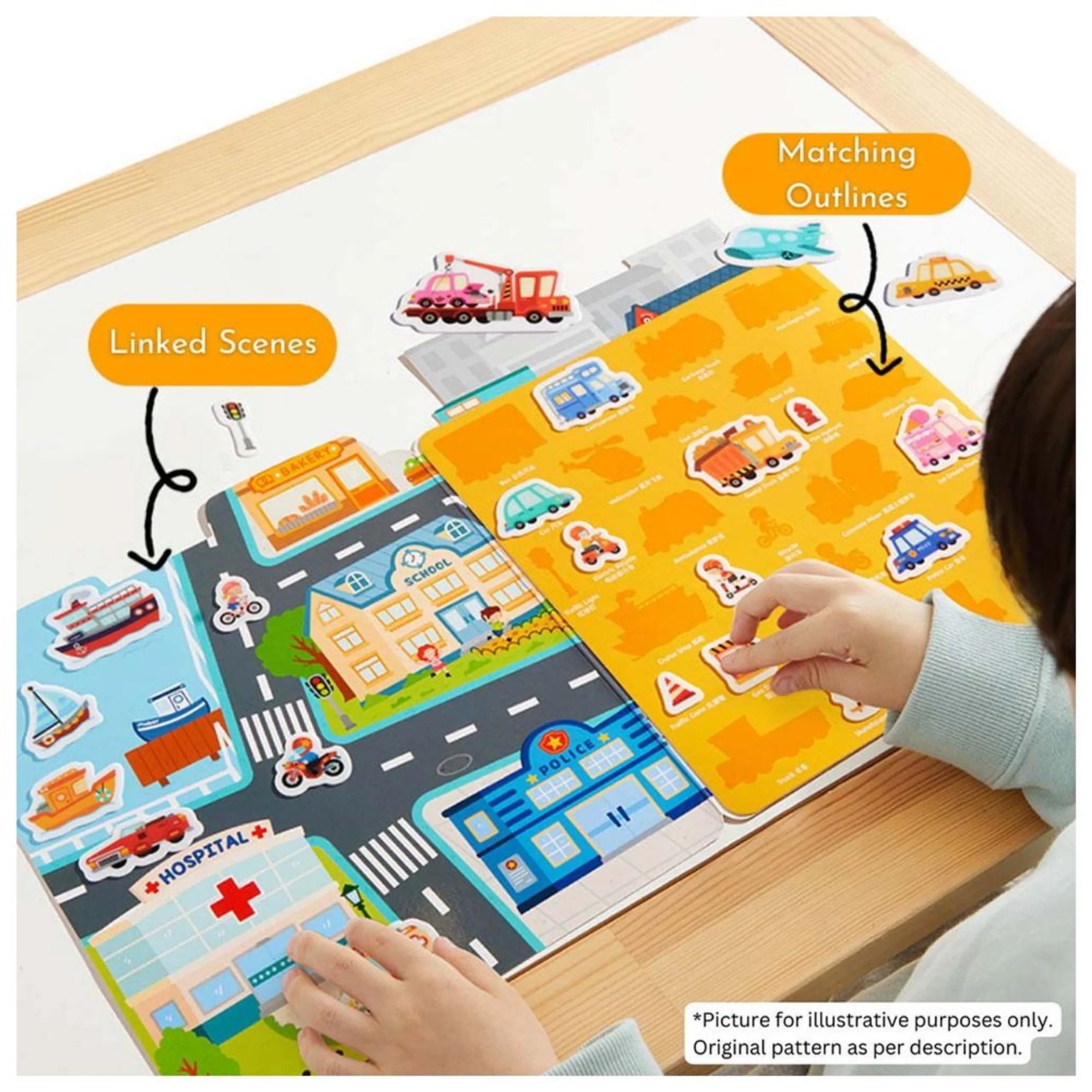 Animal Town Reusable Sticker Pad