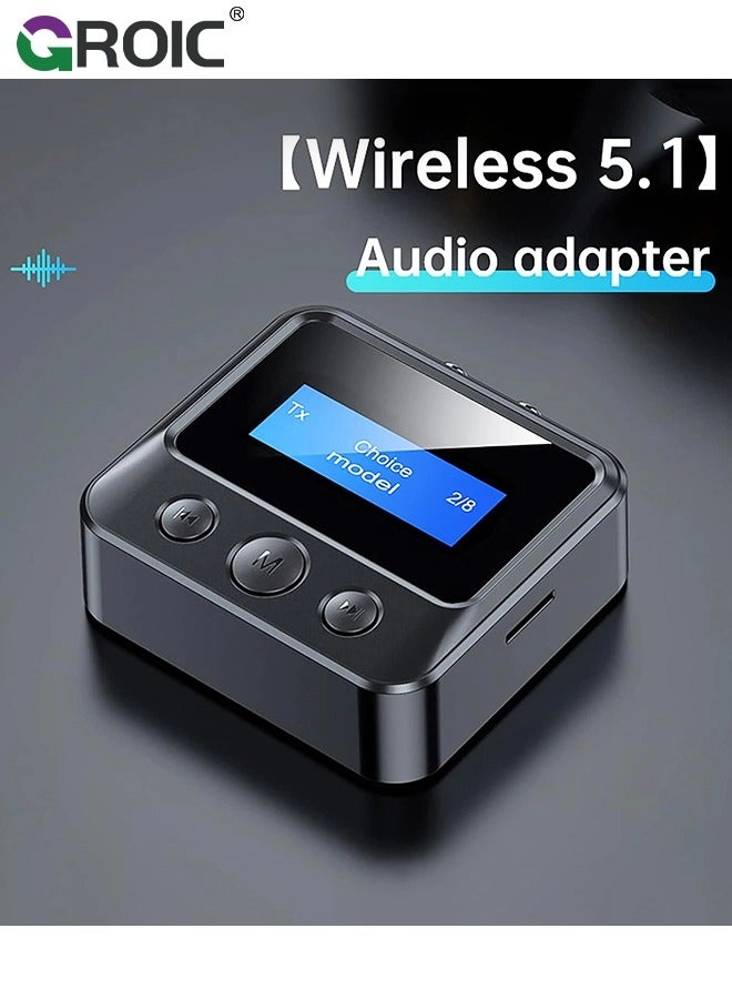 2 in 1 Car Bluetooth Receiver - Bluetooth 5.1 AUX
