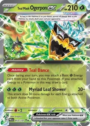 Pokémon Ogerpon ex 012/131 - Prismatic Evolutions
