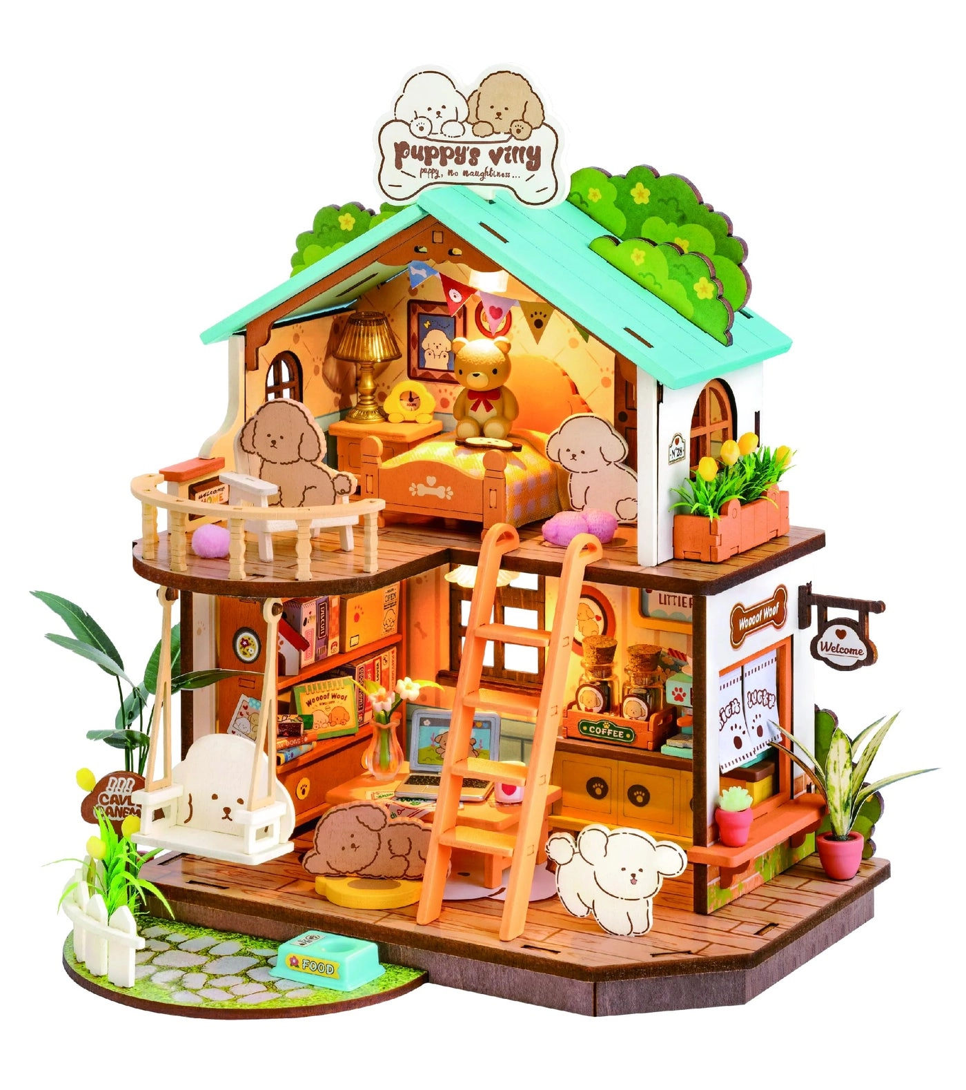 Puppys Cozy Villa - 230PCS Tiny House