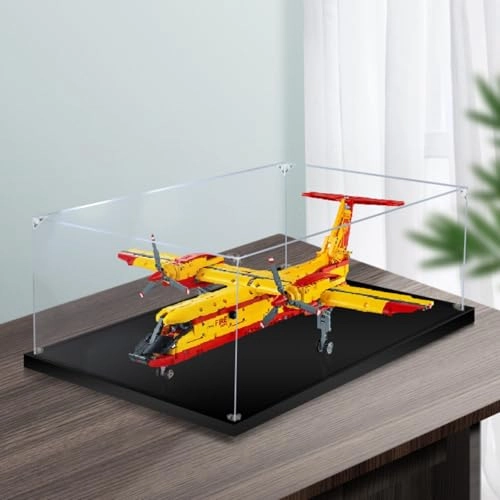 Figures Display Box for LEGO 42152 Firefiighter Aircrraft - Acrylic