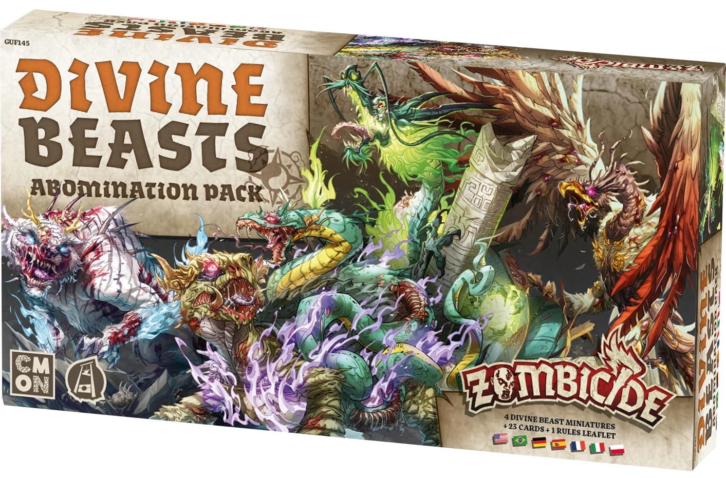 Asmodee Zombicide White Death: Divine Beasts - Abomination Pack (Italian)