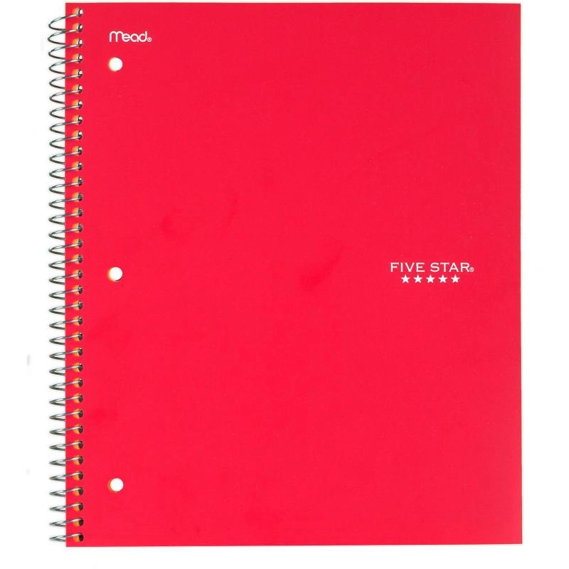 Notebook 8.5 X 11 Spiral - Grid 100 Sheets