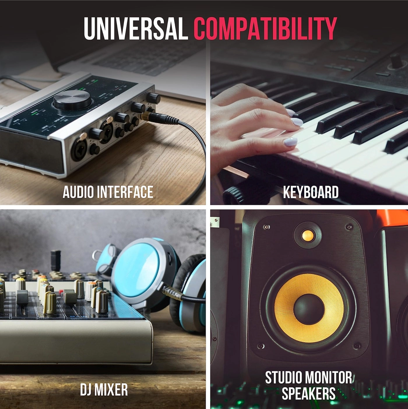 TRS to TRS Balanced Cable - 6 feet