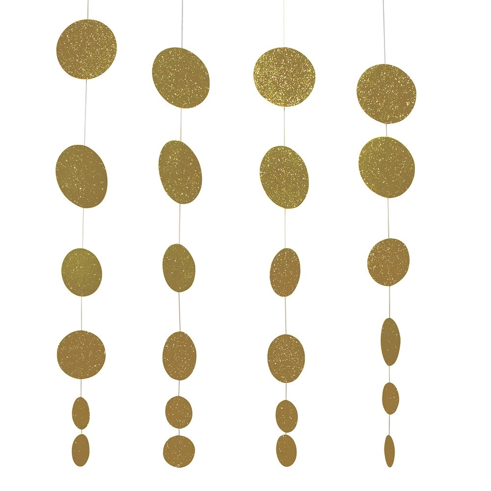 CREATIVE CONVERTING Glitz Gold Hanging Garland