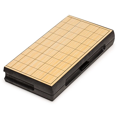 Shogi Travel Game Set - Magnetic Board 40 Playing Pieces
