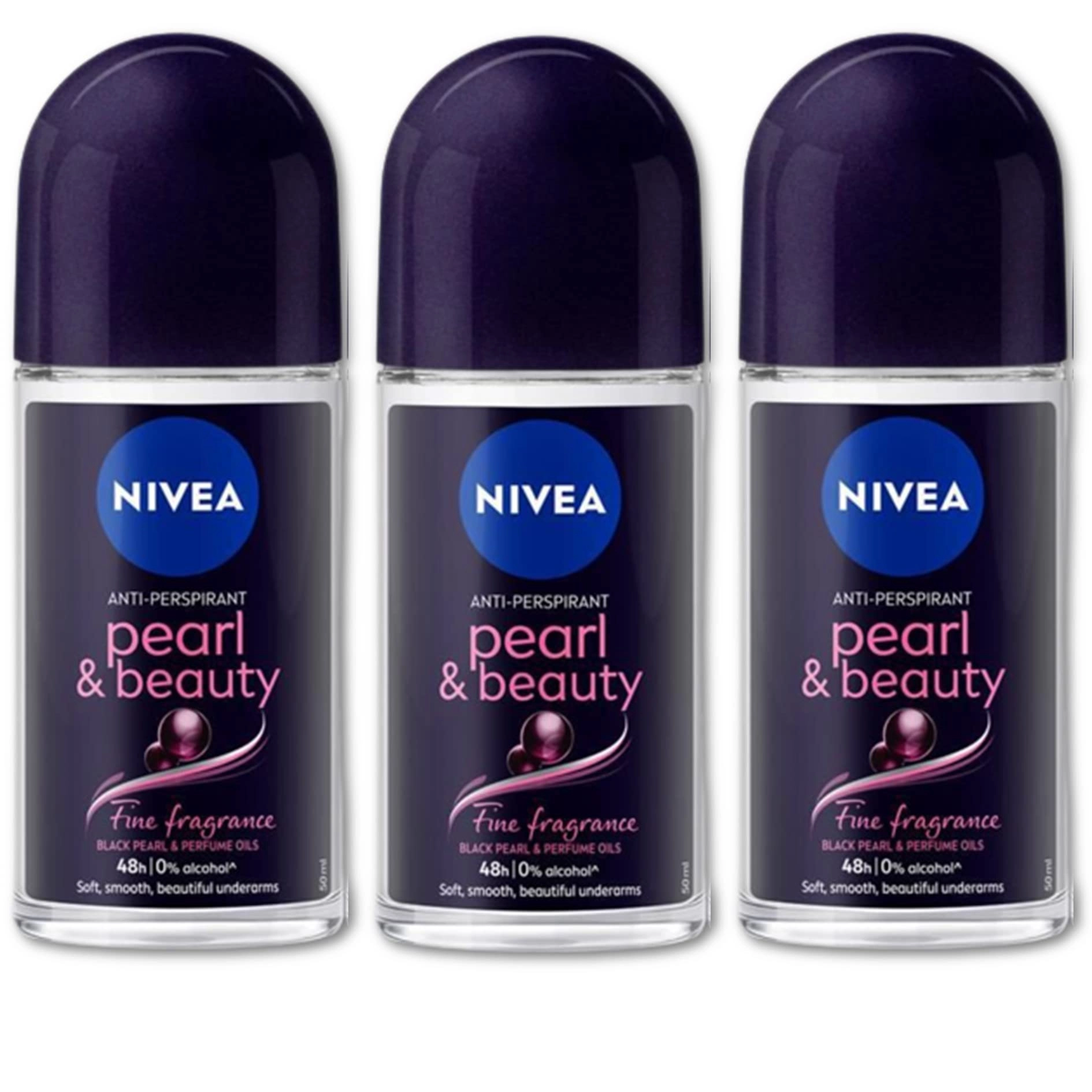 beiersdorf New Series Women 4 Deodorant Roll On - PEARL & BEAUTY BLACK 481 gram