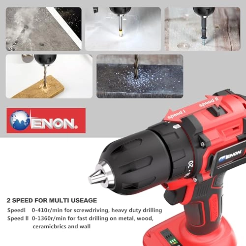 Cordless Drill Set - 1500 Milliamp Hours