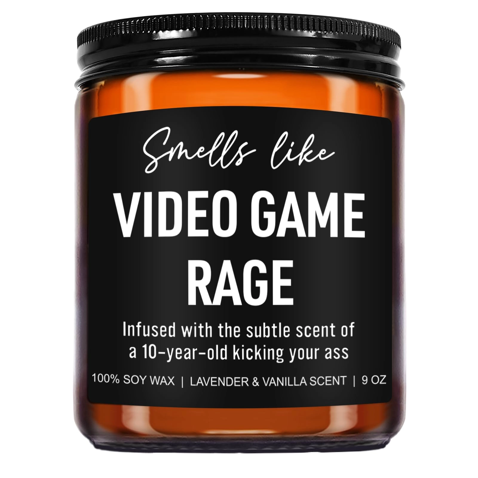 younift Funny Video Game Candle - Lavender & Vanilla 1
