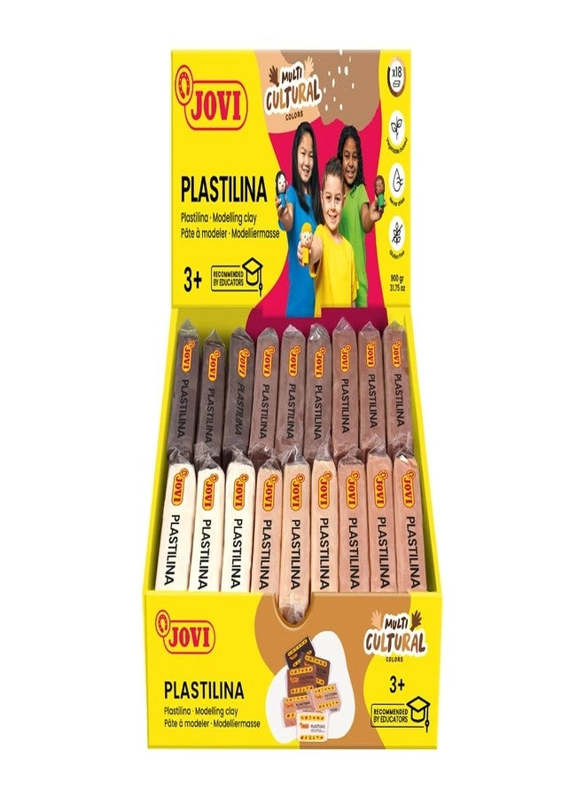 Jovi Plastilina - Non-Drying Modelling Clay 50g 18pcs.