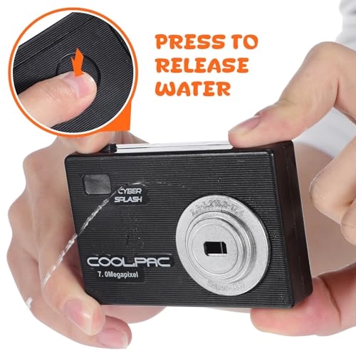 Funny squirt water camera - 3 Count Black
