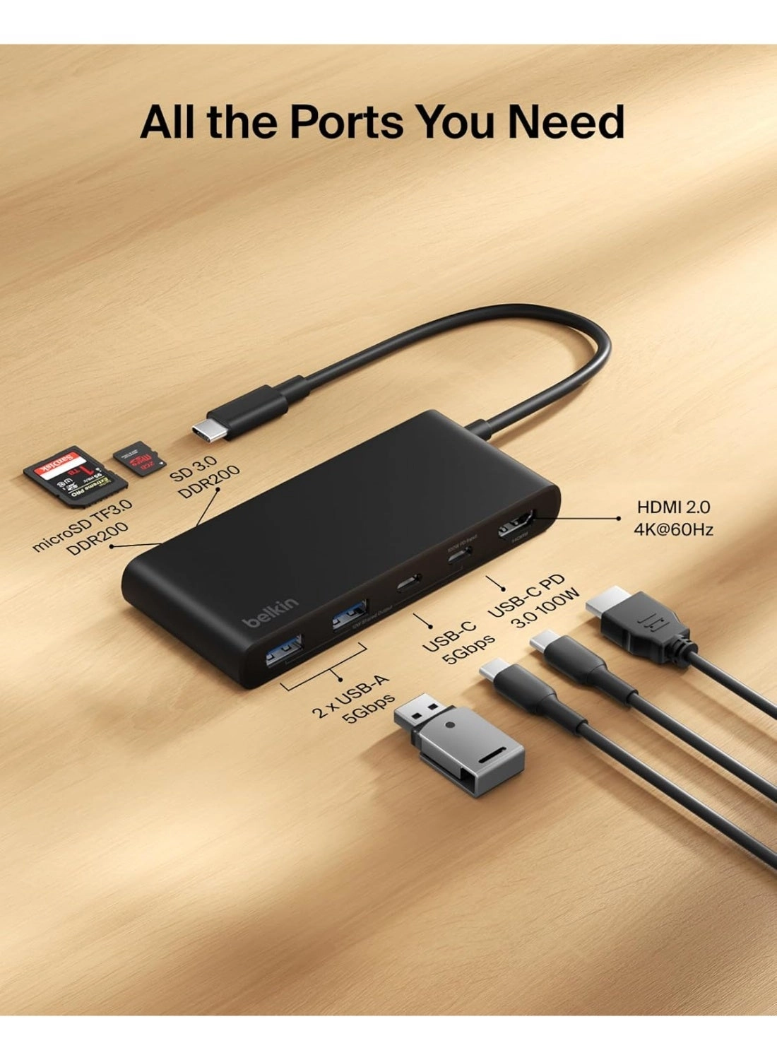 Multi-port Hub - USB-C