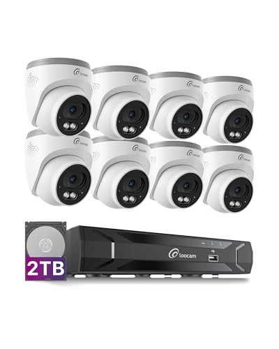 PoE Home Security Camera System - 8 8CH 4MP