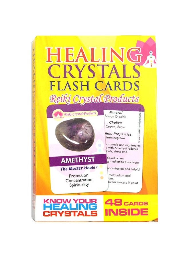 Reiki Crystal Products Healing Crystal Flash Card - 6 years+