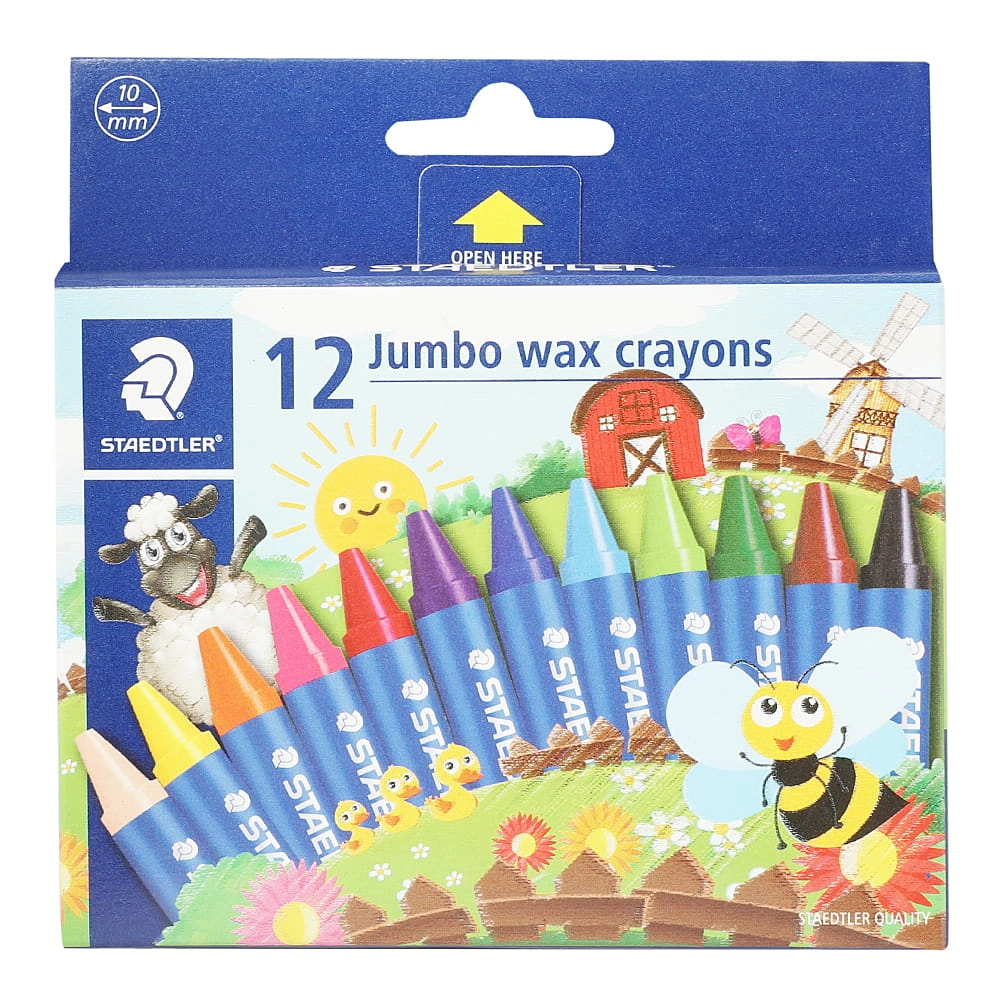 Staedtler Jumbo Crayons - 12 Pcs