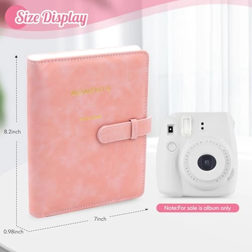 3.5x2.3" 256 Pockets PU Leather Photo Album