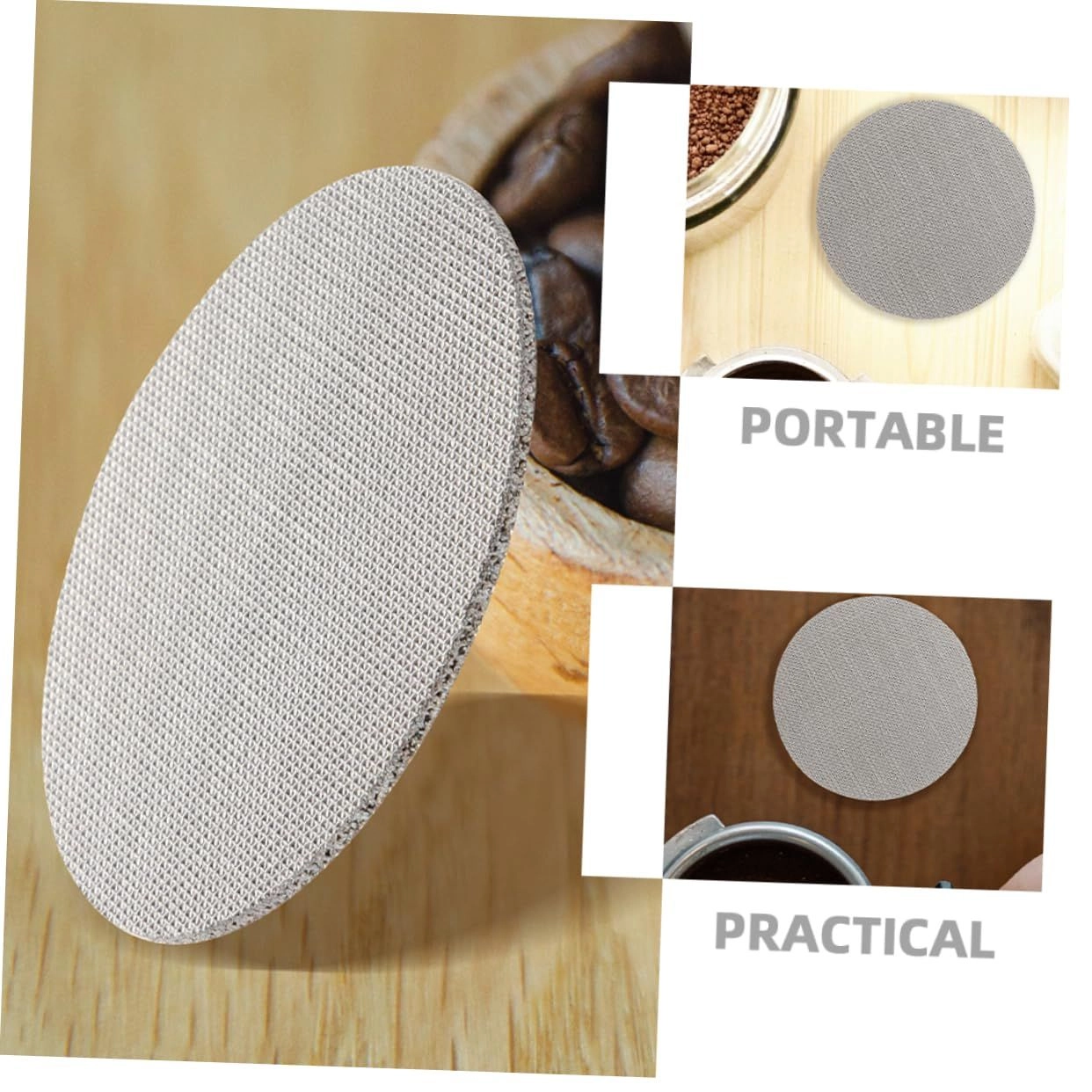 Coffee Filter Basket - 51mm 4Pcs Stainless Steel