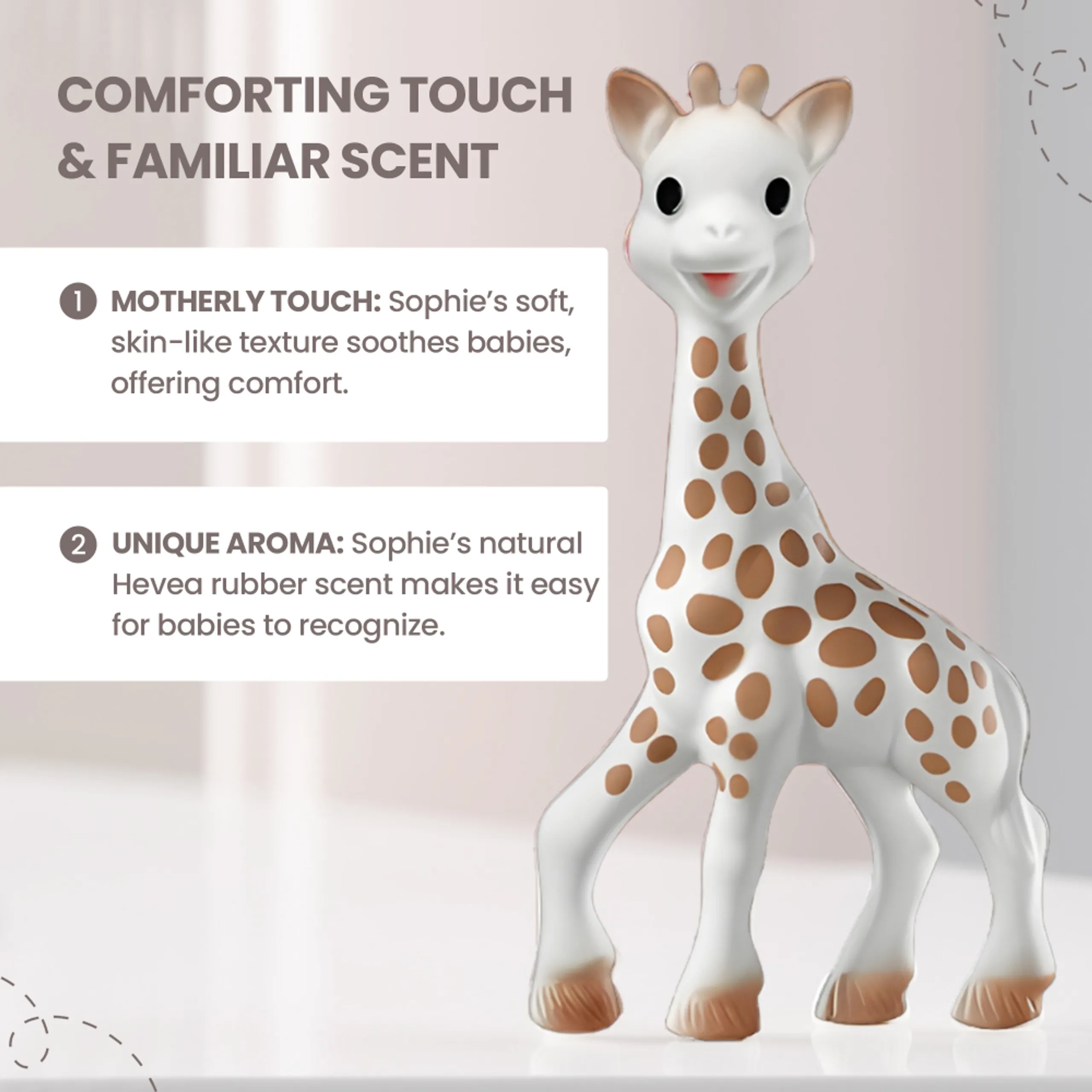 Sophiesticated Classical Composition 1 - Suitable for 0 months to 3 months 100% natural rubber