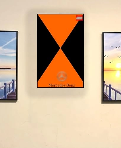 Display Wallboard - 50 x 3.5 x 80 cm for LEGO 42177 Mercedes-Benz G-Class Customizable