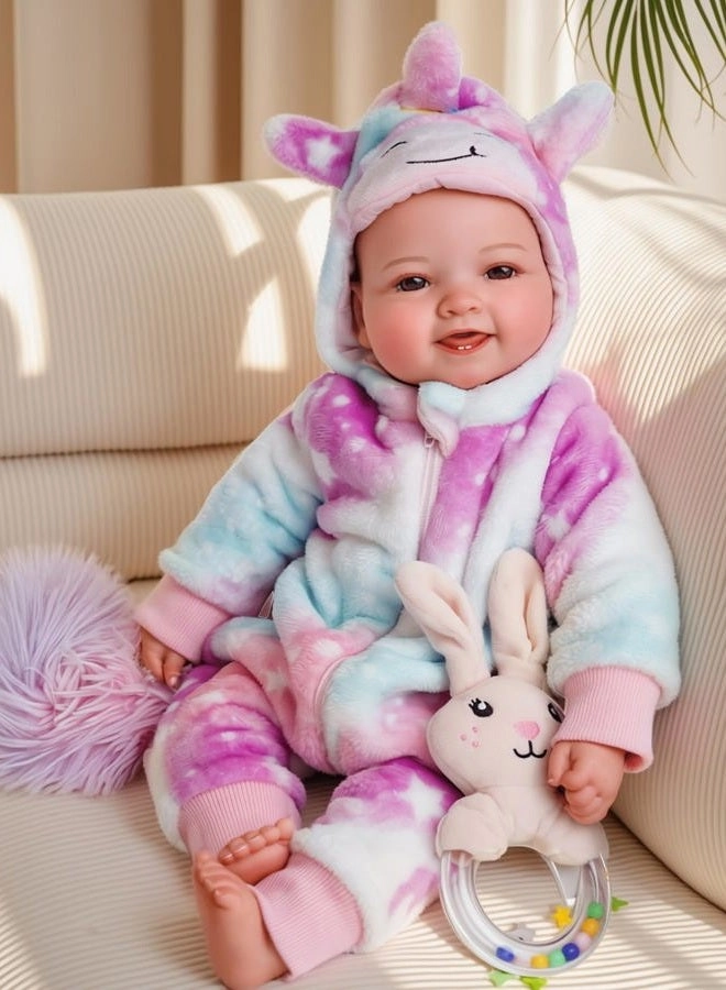 BABESIDE Reborn Baby Doll - 17-inch Pink