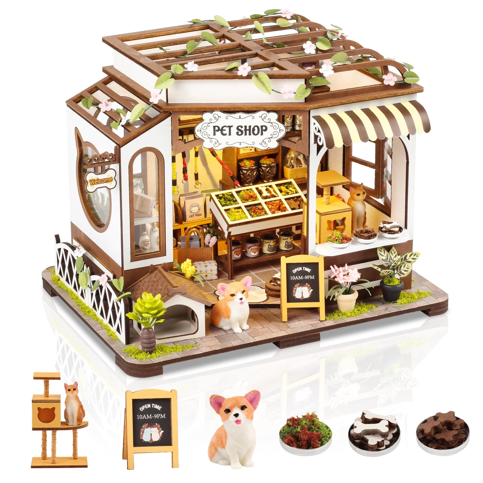 FLYNOVA Miniature House Kit - Pet Shop