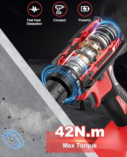 Hammer Drill - 2 x 2.0Ah