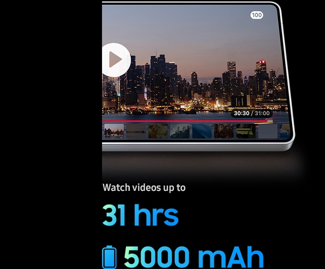 Unparalleled battery life