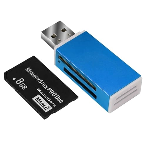 Memory Stick Pro Duo - 8GB + All in One Reader - USB 2.0