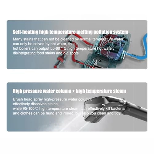 Cleaning machine - cold water/hot water/steam 1200W