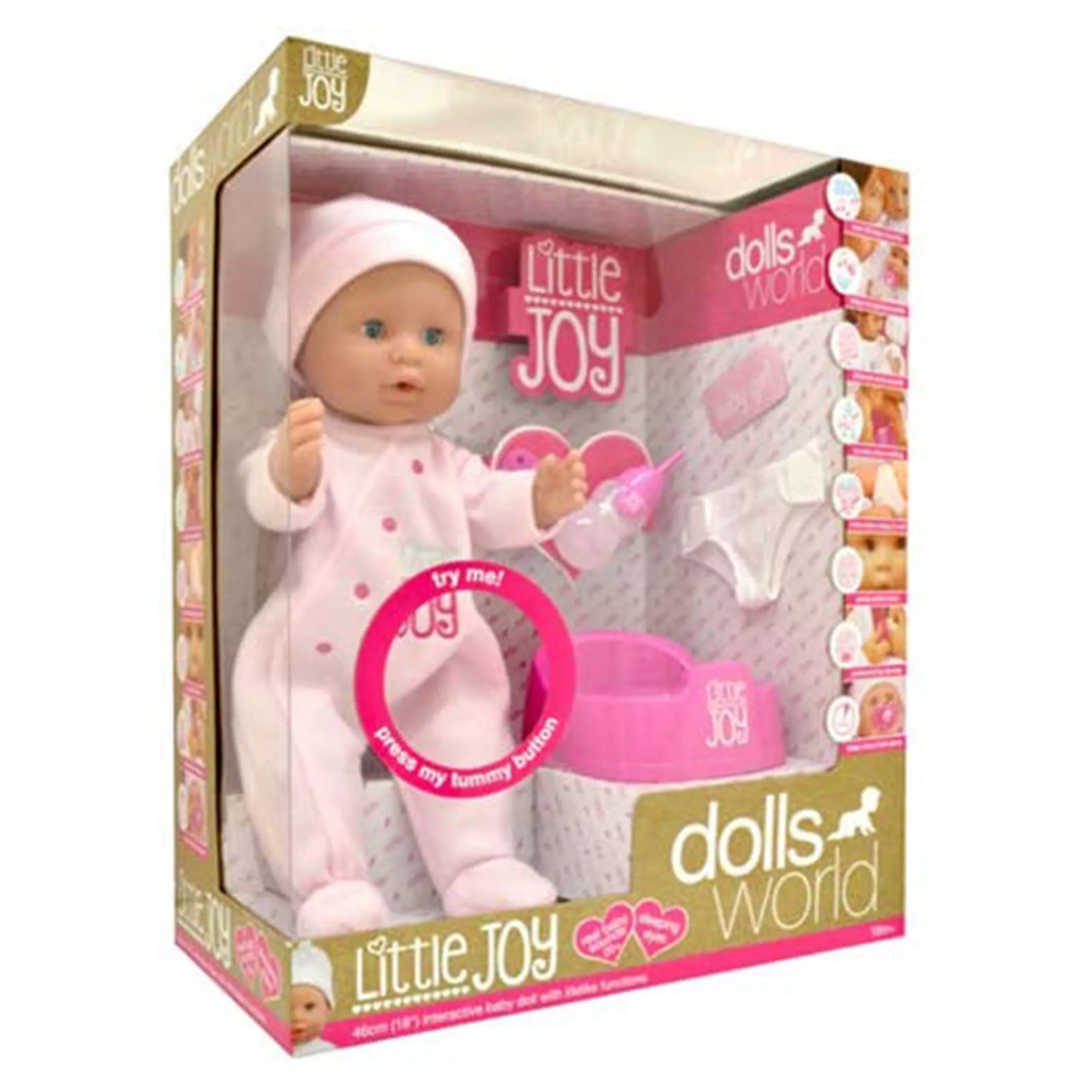 Little Joy Doll - 46cm (18") Interactive Ages 18 months+