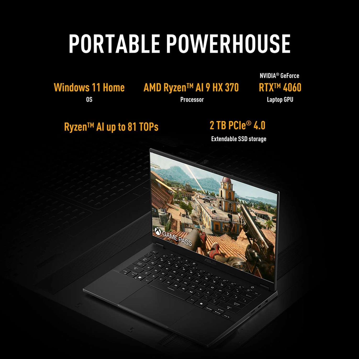 TUF Gaming A14 FA401WV-RG011W - 14'' Ryzen AI 9 32GB DDR5 2TB SSD