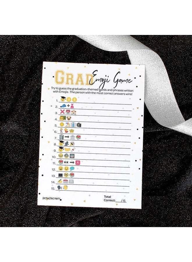 Graduation Emoji Game - English 25 Count