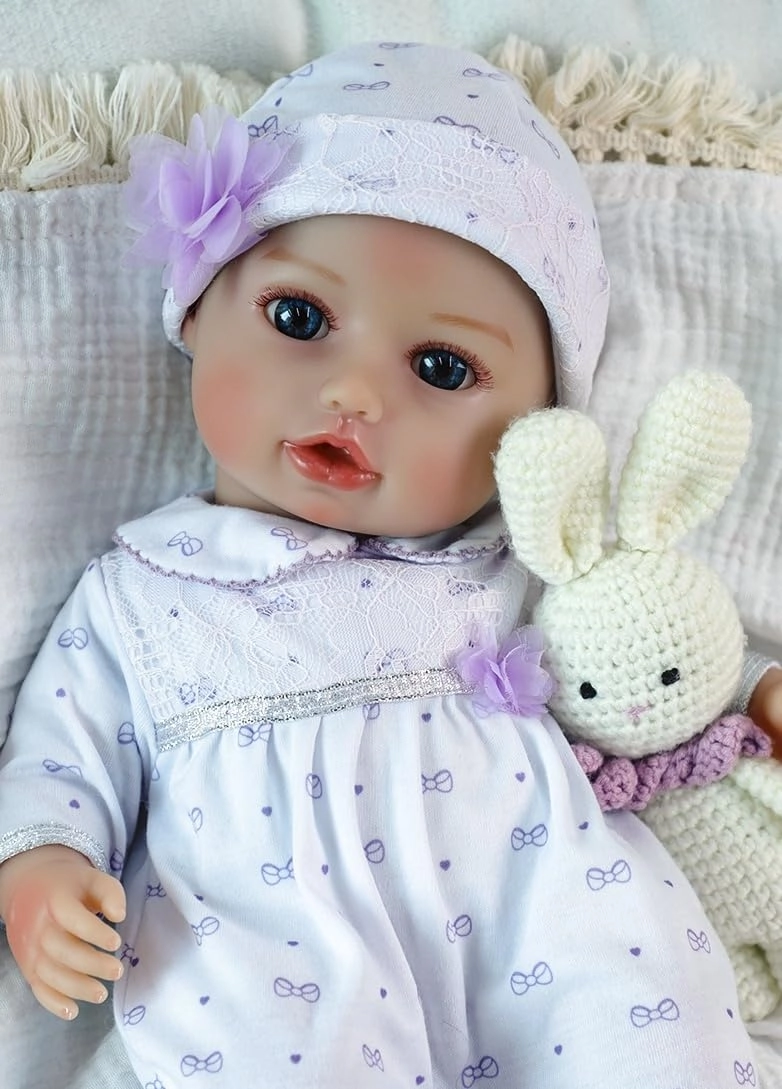 SCOM Realistic Baby Doll - 16 inch Vinyl Hispanic