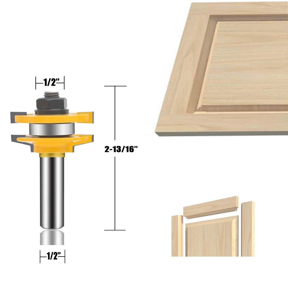 Router Bit Set - 1/2-Inch Shank 3 PCS