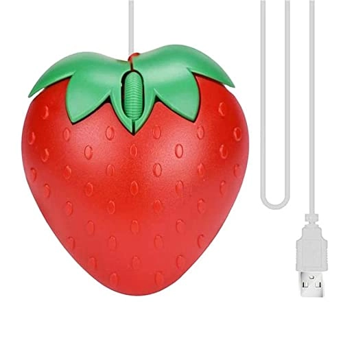 Strawberry Ergonomic Optical Mause - USB