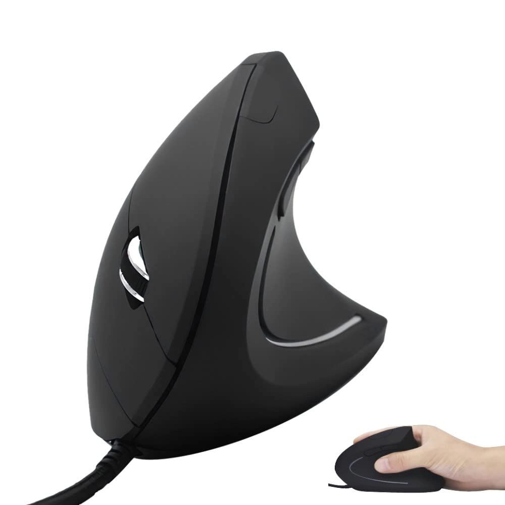 Verilux Vertical Ergonomic Optical Mouse - USB