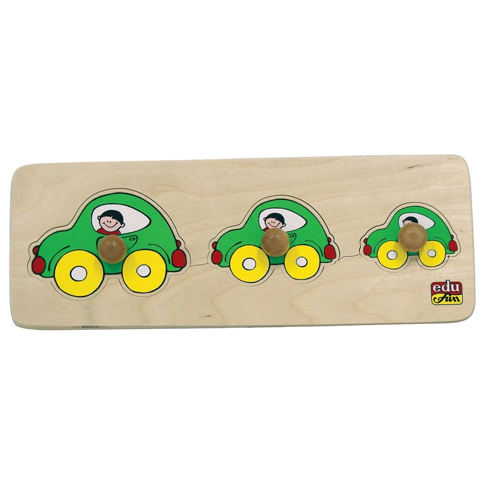 Edu Fun Wooden Board Who is Bigger - 2+ 4 pieces