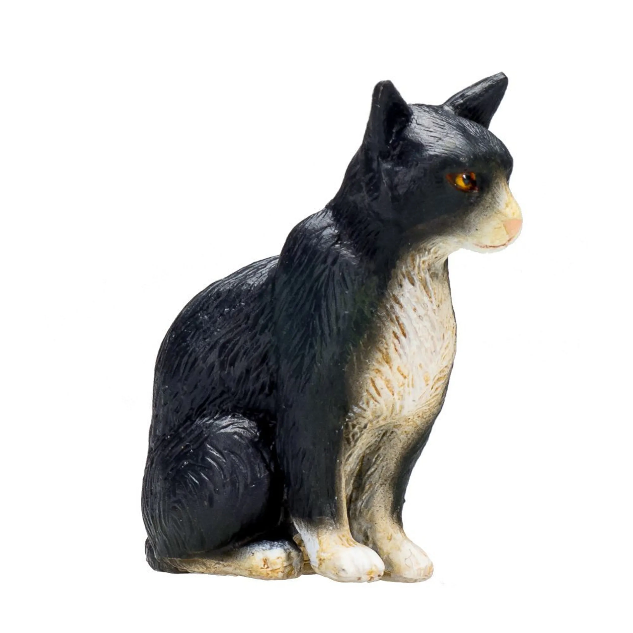 Cat Mojo Cat Sitting 4.5 cm Black and White