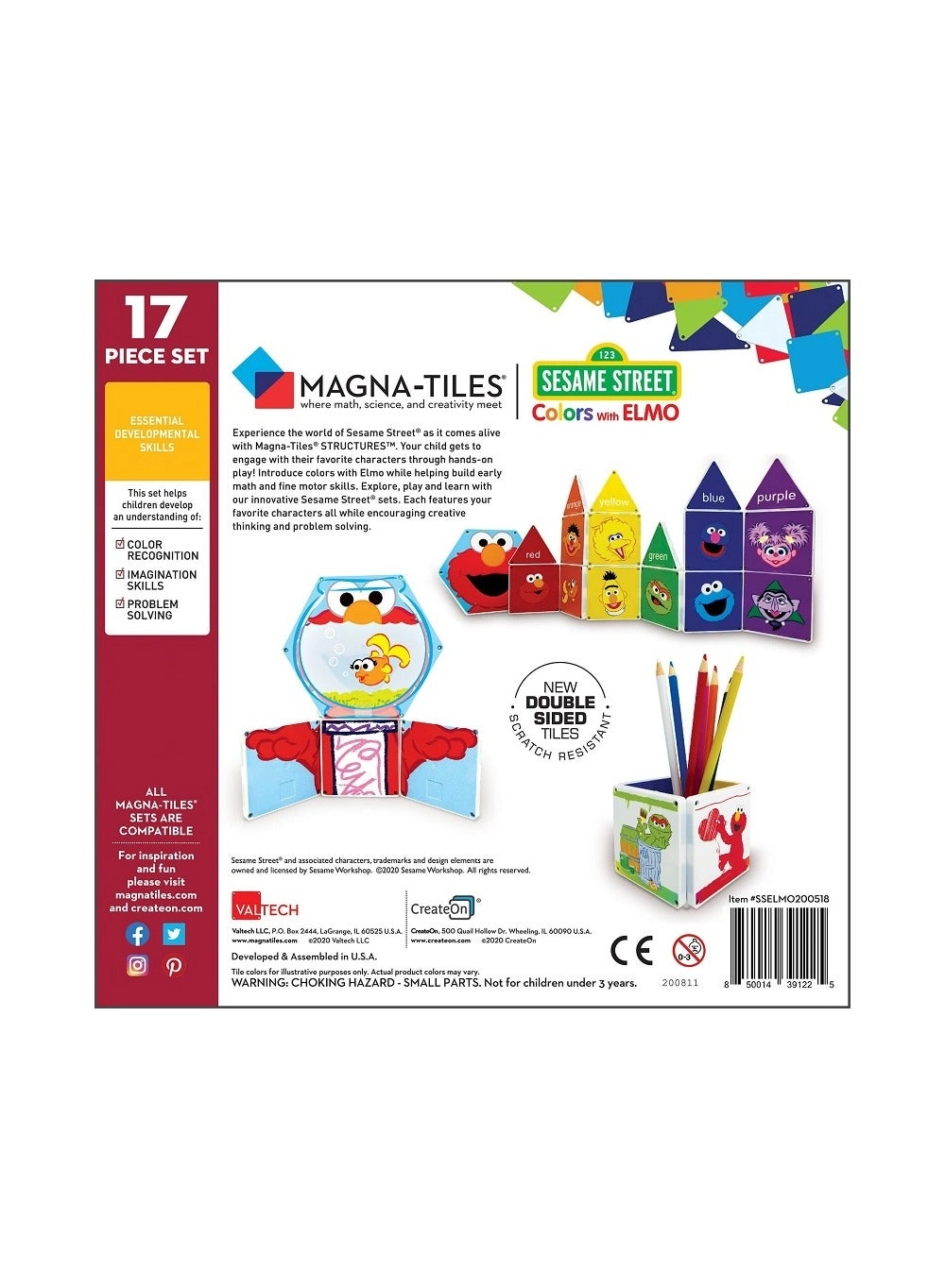 Colors with Elmo - 3+ 17.0 pieces