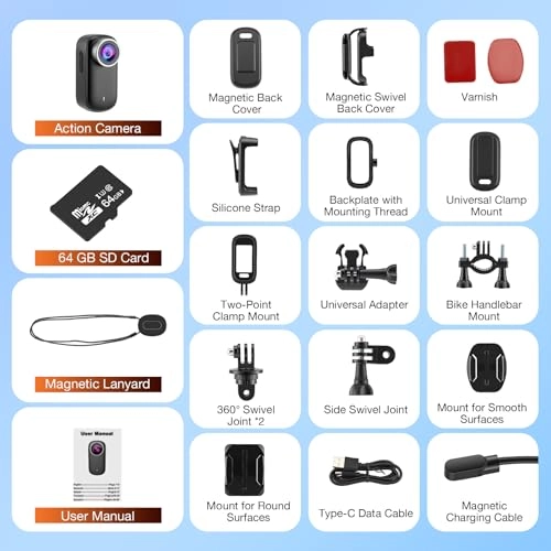 360° Action Cam - 64 GB 2.7K