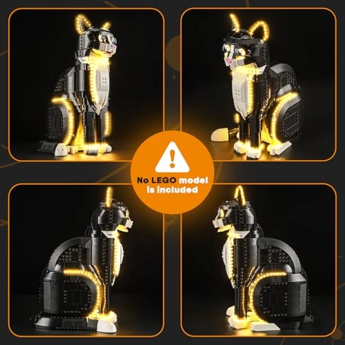 LED Light Kit for LEGO Cat Bicolor 21349 - Plastic 1